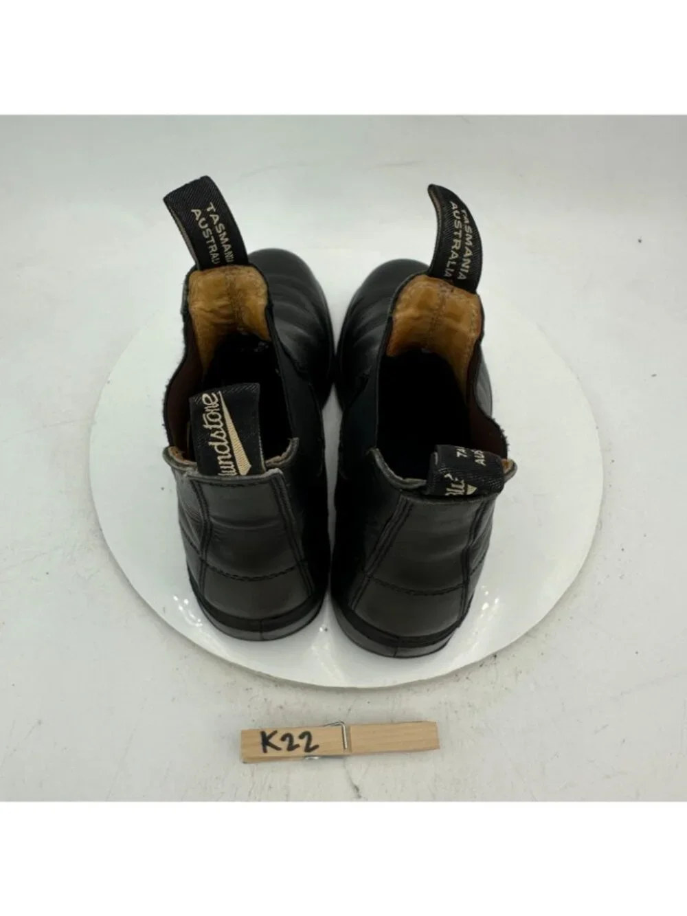 Blundstone Women Size UK 5 US 8 Black Leather Side Elastic Pull On Chelsea Boot